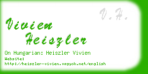 vivien heiszler business card